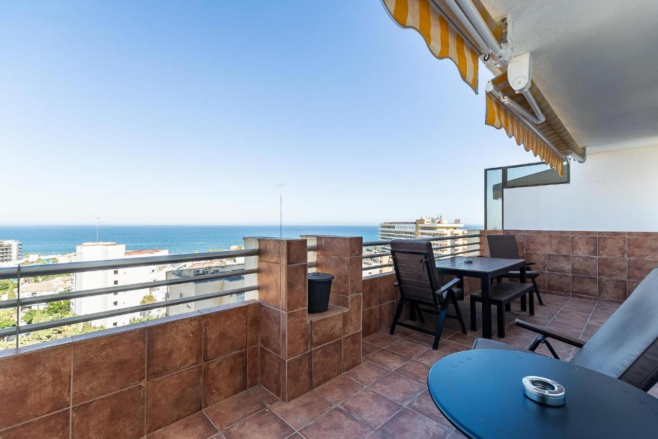 Vistas Azules -- Remodeled, Large Terrace, Spectacular Ocean Views And Beach Level Access Torremolinos Exteriör bild
